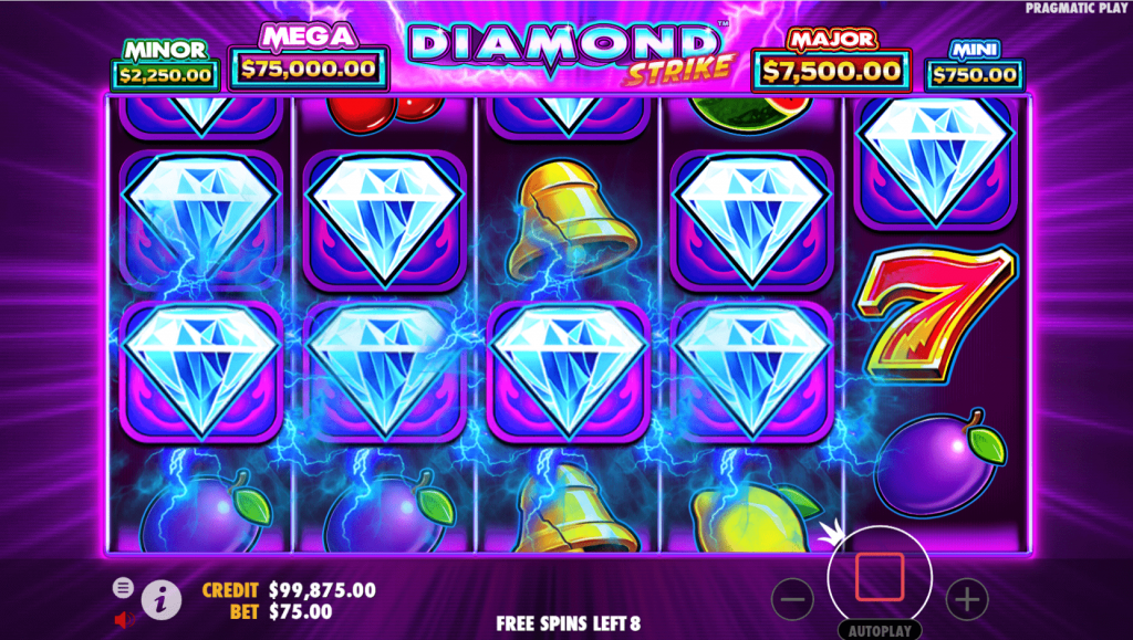 Diamond Jackpot สล็อตเล่นง่าย